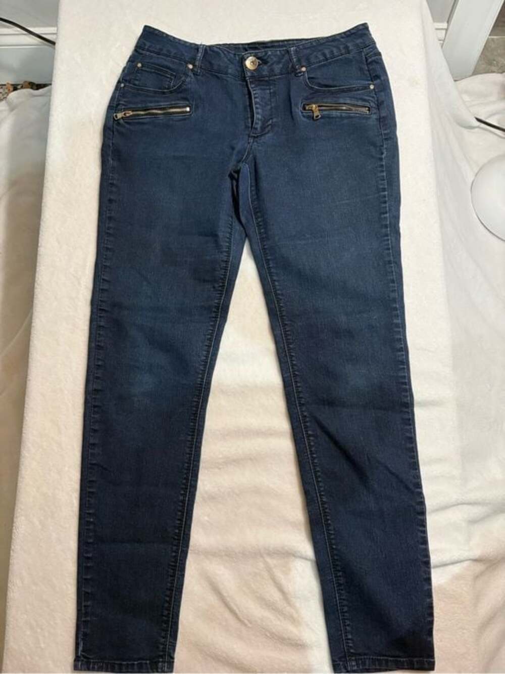 Apt. 9 Women's Skinny Jeans - Dark Indigo Blue